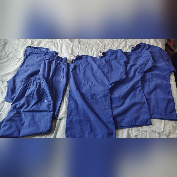Blue Scrub Set - Picture 5 of 6